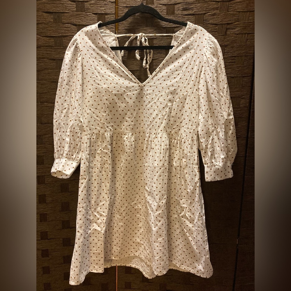 ASOS Cotton Polka Dot Dress Size Small/4
